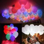 Party Propz Multicolor Led Balloons (Set Of 20)
