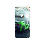 GADGETSWRAP Printed Vinyl Skin Sticker for Apple iPhone X/Xs - Novitec Green Car