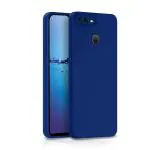 Rakulo Liquid Silicone Flexible with Camera Protection Soft Back Cover Case Oppo A12 (Blue)