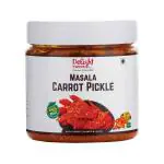 Delight Foods Maharashtrian Masala Carrot Pickle 250g | Gaajar Ka Achaar, Indian Preserve, Chutney, UppinKai, Chakna | No Preservatives