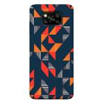 Mobiera Orange Pattern Printed Back Cover Case For Poco X3 Pro