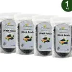 Farmbean Black Raisins 1Kg | Black Kishmish