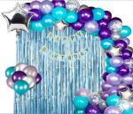 Sv traders Mermaid Theme/Princess Decoration Pcs 104