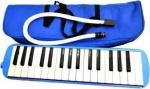 Crazy Buy Trendy Fun Attractive Premium Stylish 32 Key Melodica Air Piano Keyboard Musical Instrument Toy With Pipe And Bag (Random Color) (Blue)