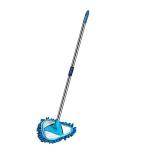 HARVI ENTERPRISE Triangle Cleaning Mop Retractable Cleaning Mop 180 Rotatable Triangle Dust Mop | Multipurpose Cleaning moveable Brush with Long Lockable Rod