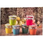 TMF Rangili Tapri New Ceramic Coffee Mug (180 ml, Pack of 6)