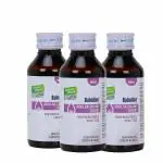 Babuline Adulsa Cough Syrup - 100ml for Cold & Wet Dry Cough Sunth Turmeric Dry Ginger (Pack of 3)