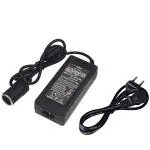 STHIRA Black AC to DC Converter Power Supply Auxiliary Adapter Car Cigarette Lighter Socket