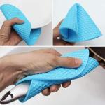 PLEXUS Silicone Trivet mat, Multi-Purpose Heat mat, Non-Slip Insulation mat Heat-Resistant, hot Pot Rack-Drying mat, Heat-Resistant Kitchen Heat mat for countertops and Tables (pack of 4)