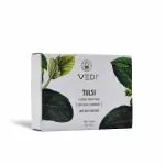 Vedi Tulsi Castile Soap Bar | Hemp Based | 100% Natural | 100% Vegan | SLS & Paraben Free, 100g