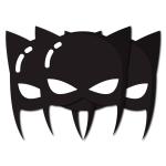 Festiko Bat-Man Theme Cardboard Super Hero Avenger Party Supplies Face Masks for Kids (Pack of 48)