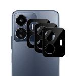 Kite Digital [Pack of 3] Vivo iQOO Z6 Lite 5G [Black] Back Camera Lens Protector Tempered Glass - Full Camera Coverage with Easy Installation Kit