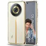 Star Craftune Soft Back Cover Case for Realme 11 Pro / Realme 11 Pro Plus 5G| Best Camera Protection | Inbuilt Dust Plugs | Ultra Clear Slim Back Cover (Transparent)