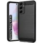 Fashionury Back Cover Case for Samsung Galaxy A35 5G | Anti-Slip Grip | Rugged Armor Hybrid Protection Shockproof Bumper | Ultimate Rubber TPU Stylish Back Case Cover for Samsung A35 5G (Black)