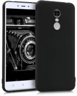 A ACCESSORIES KART Mi 5 Black Rubber Superior Quality Back Cover