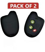 Cloudsale Black Car Key Cover For Maruti Suzuki Nippon Remote (Pack Of 2)