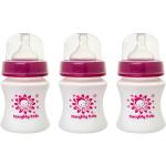 Naughty Kidz Pink Premium Natural Feeding Baby Bottle 125ml Pack of 3