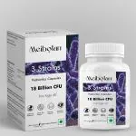 Meibotan Probiotics Supplement 3 Strains with 18 Billion CFU For Men & Women with Prebiotics - Gut Support, Digestion, Immunity Support, Detox & Cleanse - 30 Vegetarian Capsules,Age 40+