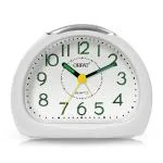 Ajanta Orpat Time Piece Beep Alarm Clock (Small_140X114X74 Mm, White,Plastic)(TB_367_White)