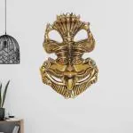 Denique Metal Nazar Battu/Keertimukh for Wall Showpiece,Wall Hanging Nazar Battu/Bhoot/Mahakal Face for Home Vastu Feng Shui,Nazar Suraksha Kawach Mask for Evil Eye Protector for Home