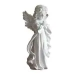 Nestasia Solid Resin Figurines White Praying Angel