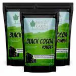 Bliss of Earth Black Cocoa Powder Natural and Unsweetened Carbon Black & Dark Roast Perfect for Cooking & Baking Cakes, Biscuits, Oreo, Chocolates, Smoothies 3x100GM