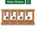 Trinetra Kala Chana 4 kg (1Kg X 4 Pack)