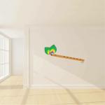 Rawpockets Flute with Peacock Feather