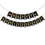 Zyozique 1 Set Happy Anniversary Banner for Anniversary Decoration/Anniversary Banner