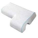 METRON Left Hand Side | Couple Hug Arm Hand Pressure Love Pillow for Sleeping for Husband & Wife Perfect |Pack of 1 | Memory Foam| White