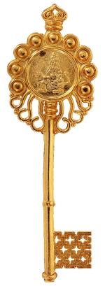 Kesar Zems Golden Zinc Ashta Dhatu Kuber Kunchi Showpiece