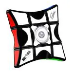 Kiditos QiYi 1X3X3 Spin-ner FID-get Cube Super Floppy Black Speed Cube 3x3x1 Magic Puzzle Cube