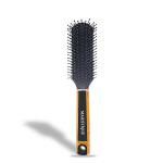 Majestique 8 Row Flat Series Hair Brush, Bio-Friendly Detangling Brush Ultra-Soft Tipped Nylon, For Curly, Straight, Natural, Women, Men Brush