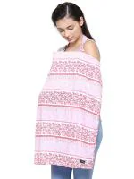 Feather Hug Green Cotton Nursing Covers for Mothers