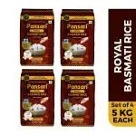 Pansari Royal Basmati Rice, 20Kg , Biryani Rice/Pulao Rice long rice - (Pack of 4 x 5kg)