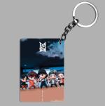 VJAYSH Vaa Dream Wodden Keychain Bts Thme_ Butter Printed Keychain_ Multicolor Office Supplies