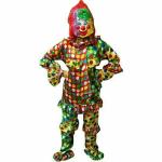 WIZERDY Clown Joker Costume (Multi Color) / Joker Dress (Full Set) Elders Halloween Costume (L)