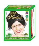 RKS Herbal Black Henna Hair Color Powder for Women and Men | Black Herbal Hair Color Mehandi Powder | Herbal Henna Powder For Hair Color | Henna Hair Color Powder - 60g