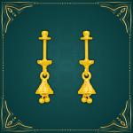 arch fashion Traditional Gold Platted Maharashtrian Bugadi Earrings Collection ERG2077
