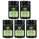 Halesaga Plant Protein Powder 5KG for Men & Women - 26g Protein, 5g BCAA, 0 Added Sugar, 100% Natural Plant Based Green Vegan Protein Powder | For Muscle Growth & Recovery - 5kg Swiss Chocolate Flavor