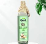 GYROS Stone Cold Pressed Coconut Oil 500ML | Coconut Oil for Cooking, Hair& Skin, Baby Massage