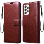 RUPELIK Samsung A52 5G Vintage Leather flip Case Cover| Inside TPU with Card Pockets Wallet Stand Magnetic Closure 360 Degree Complete Protection Vintage Flip Cover for Samsung A52 5G - Brown
