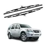 OE-PLUS Black Windscreen Wiper for Force One Pack of 2 (22, 18 Inch)