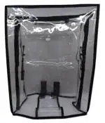 Handcuffs Transparent Luggage Trolley Protective Covers PVC Waterproof Travel Bag Suitcase Cover (30 Inches)