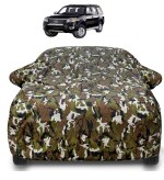 Auto Hub Ford Endeavour (Model : 2015-2018) Car Cover with Mirror Pocket and Soft Cotton Lining,Waterproof Ford Endeavour (Model : 2015-2018) Car Body Cover, Army Print