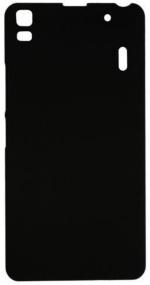 Multronics Black Rubber Back Cover Compatible With Lenovo A7000