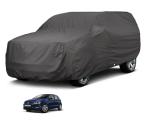 Auto Hub Car Body Cover Compatible with Volkswagen Polo (Model : 2009-2017) with Mirror Pockets, Triple Stitched, Water Resistant Car Cover, Grey