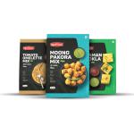 Khomane Moong Bhaji, Tomato Omllete, Khaman Dhokla Pack of 3 - 200 Gm