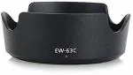 Boosty EW-63C Replacement Lens Hood for Canon EF-S 18-55mm f/3.5-5.6 is STM Lens (EW-63C, Black)
