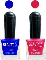 OUR Beauty Multicolor Extra Shine Long Wear Durable Nail Polish Combo 77, 20 ml (Pack Of 2)